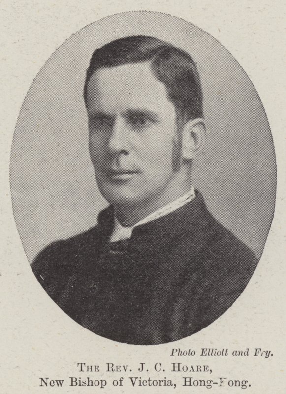 De dominee J C Hoare, nieuwe bisschop van Victoria, Hong Kong door English Photographer