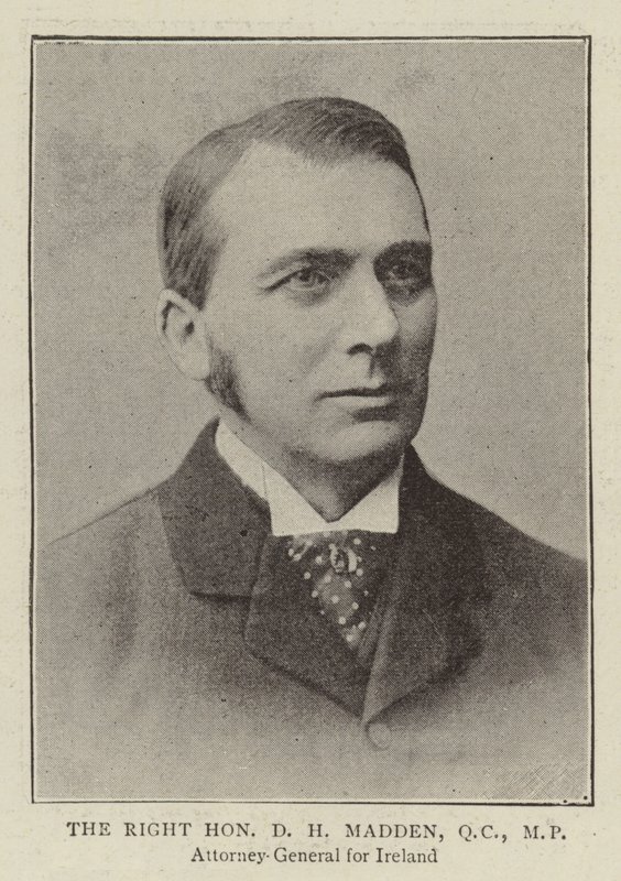 De zeer eerbiedwaardige D H Madden, QC, MP door English Photographer