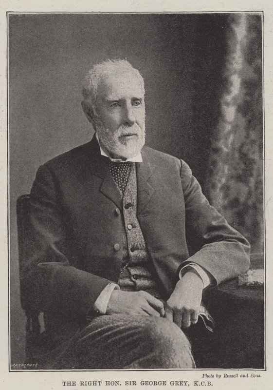 De Zeer Eerwaarde Sir George Grey, KCB door English Photographer