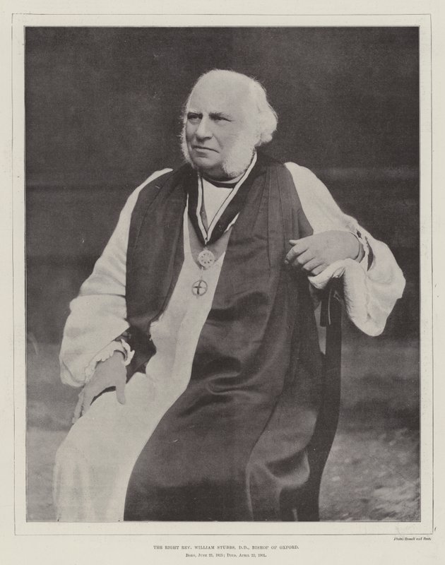 De zeer eerwaarde William Stubbs, DD, bisschop van Oxford door English Photographer