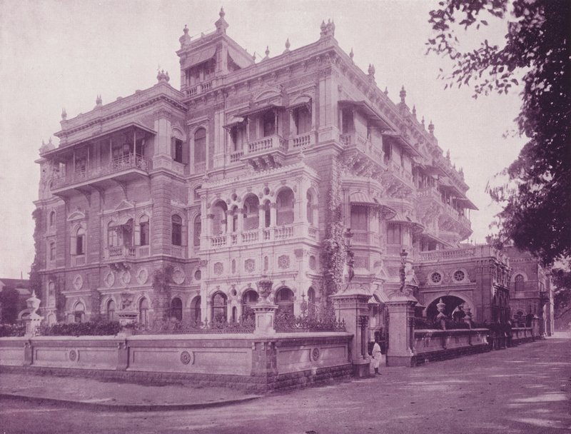 Het Tata Mansion, Bombay door English Photographer