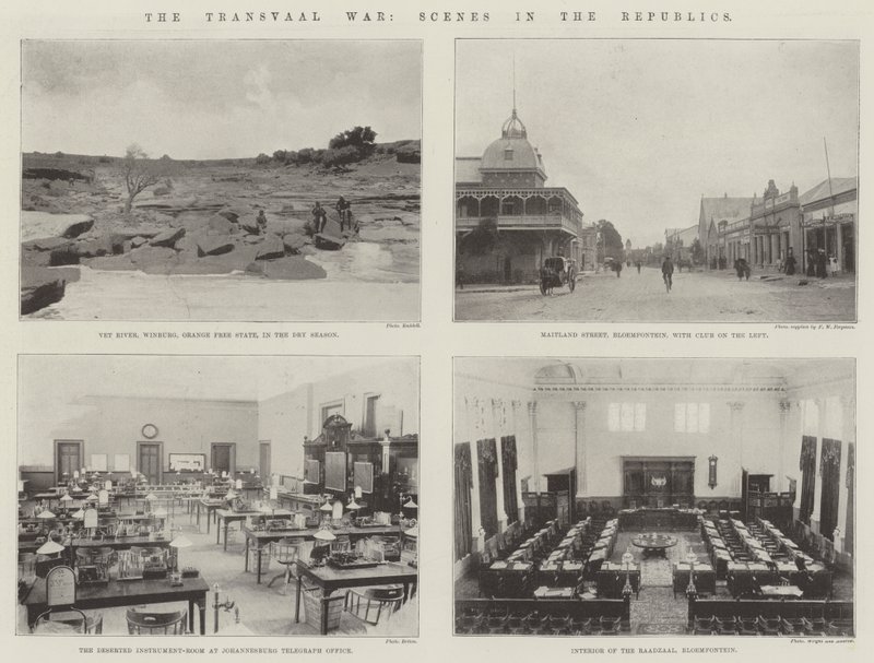 De Transvaal Oorlog, scènes in de republieken door English Photographer