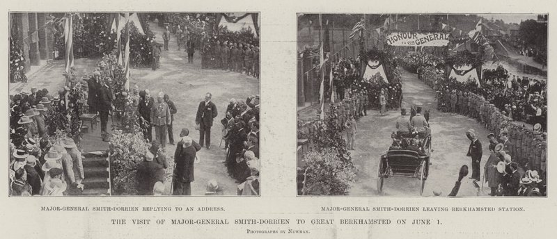 Het Bezoek van Generaal-majoor Smith-Dorrien aan Great Berkhamsted op 1 juni door English Photographer