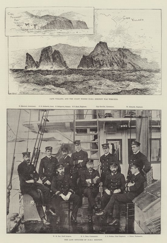 Het wrak van HMS Serpent door English Photographer