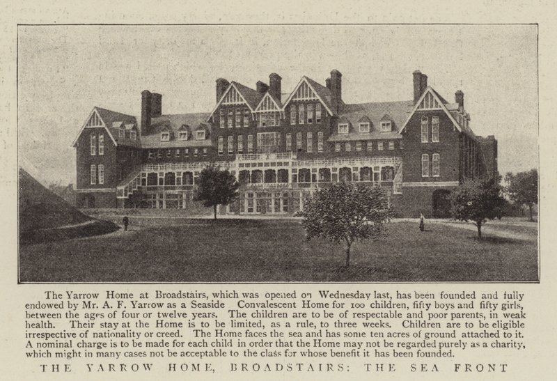 Het Yarrow Huis, Broadstairs, de Zeekant door English Photographer
