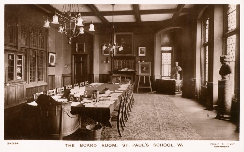 De bestuurskamer van St Pauls School door English Photographer