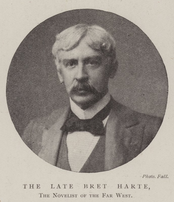 De overleden Bret Harte, de romanschrijver van het Wilde Westen door English Photographer