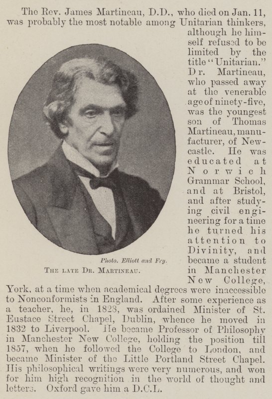 De overleden Dr. Martineau door English Photographer