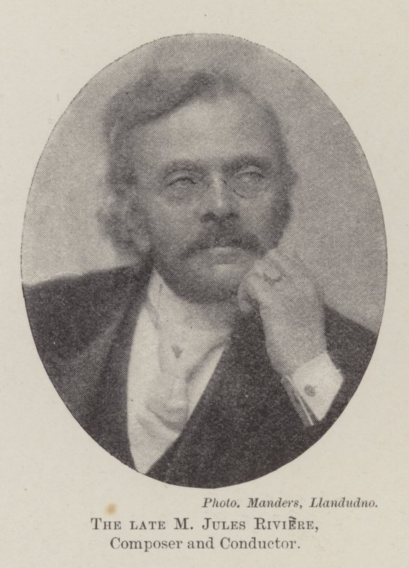 De wijlen M Jules Riviere, componist en dirigent door English Photographer