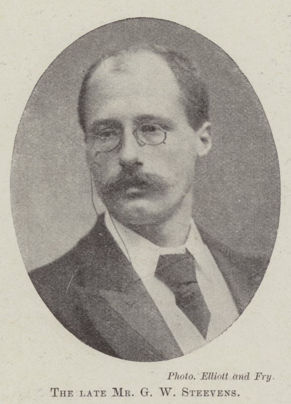 De overleden heer G.W. Steevens door English Photographer
