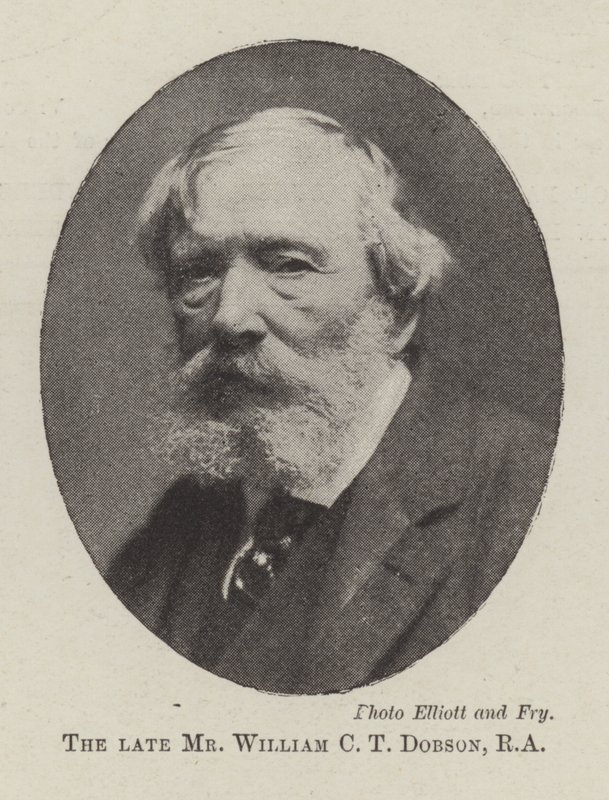 De overleden heer William C T Dobson, RA door English Photographer