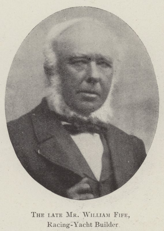 De overleden Mr William Fife, bouwer van racejachten door English Photographer
