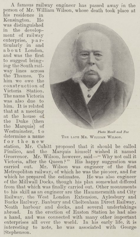 De overleden Mr William Wilson door English Photographer