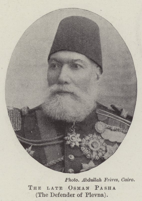 Wijlen Osman Pasha, de verdediger van Plevna door English Photographer