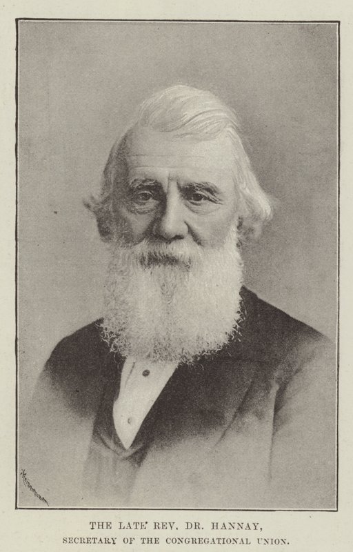 De wijlen dominee Dr. Hannay, secretaris van de Congregational Union door English Photographer