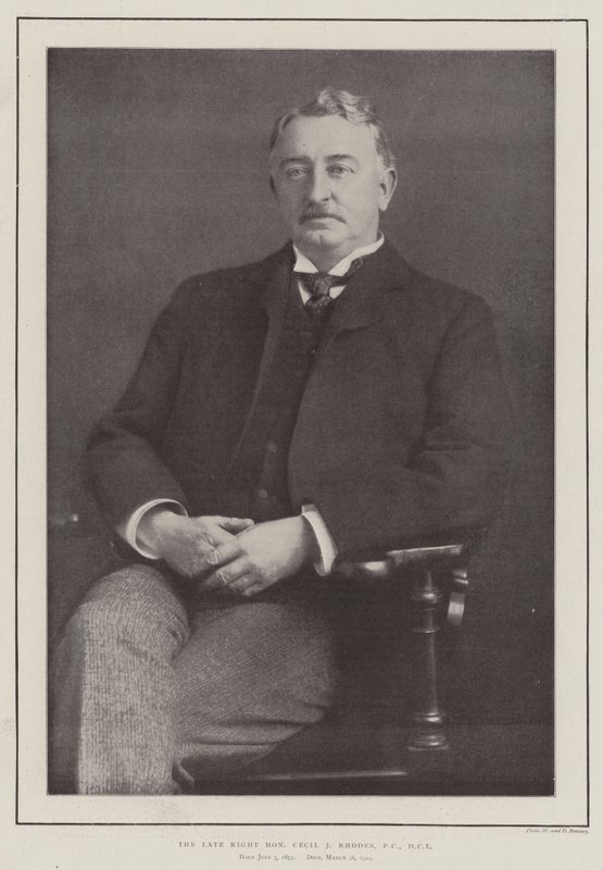 De Wijlen Eerwaarde Cecil J Rhodes, PC, DCL door English Photographer