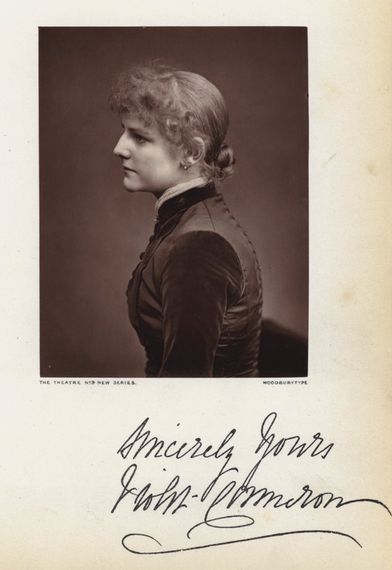 Violet Cameron door English Photographer