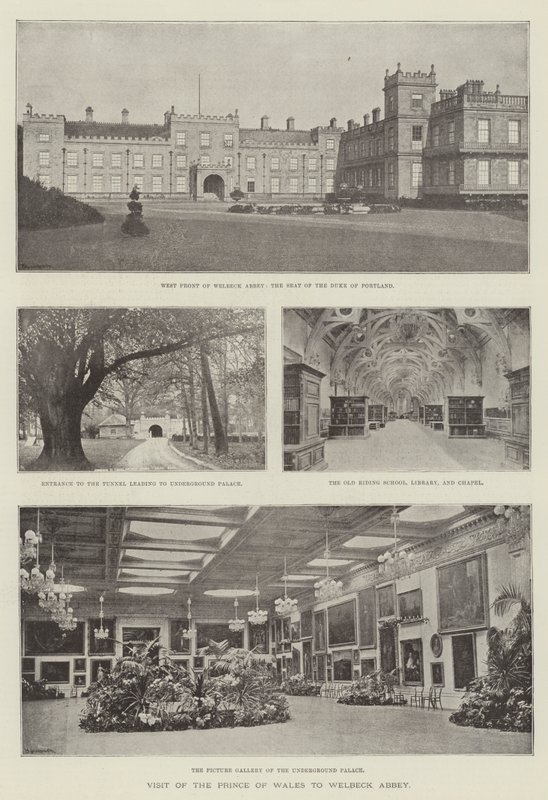 Bezoek van de prins van Wales aan Welbeck Abbey door English Photographer