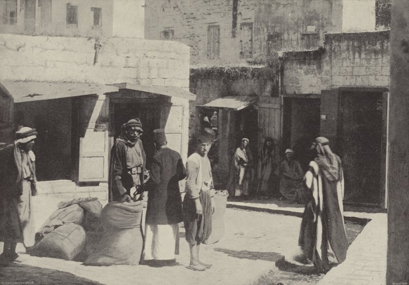 Tarwemarkt, Nazareth, waar Christus opgroeide door English Photographer