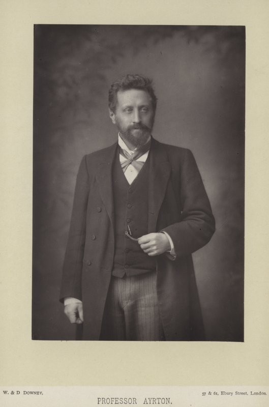 William Edward Ayrton door English Photographer