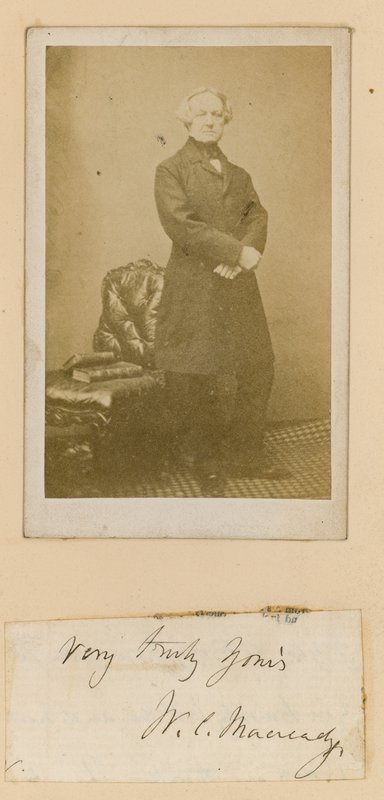 William Macready, acteur door English Photographer