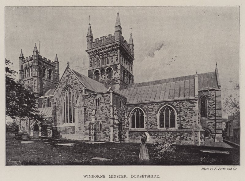 Wimborne Minster, Dorsetshire door English Photographer