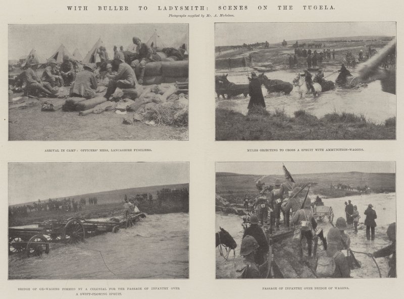 Met Buller naar Ladysmith, scènes aan de Tugela door English Photographer