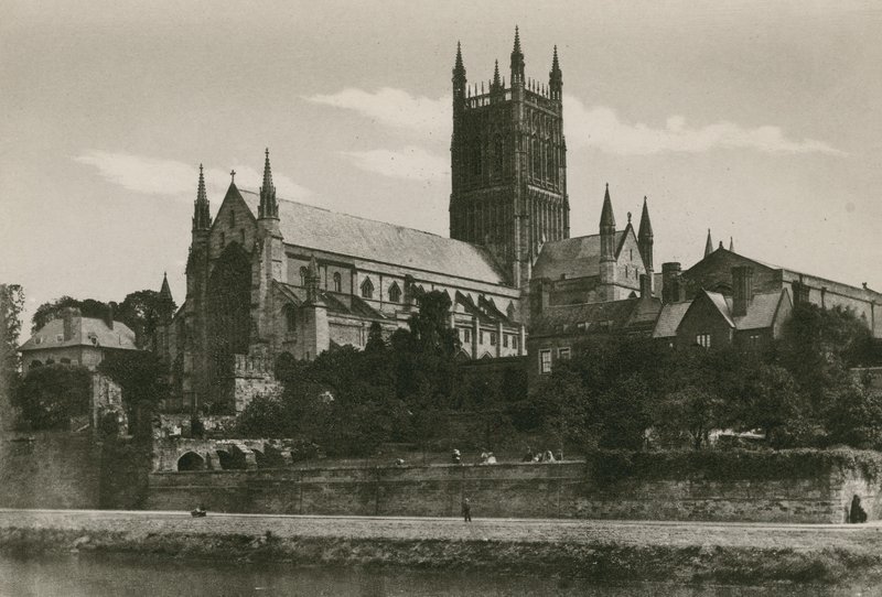 Kathedraal van Worcester, vanuit het zuidwesten door English Photographer