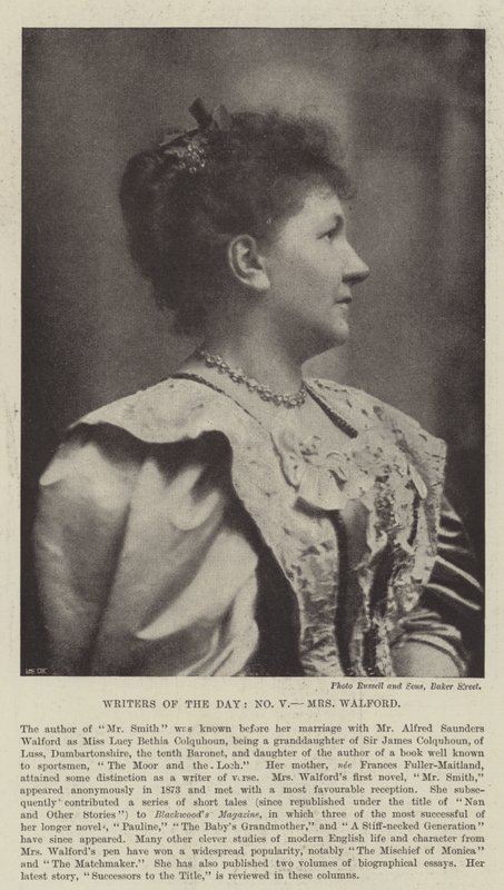 Schrijvers van de dag, Mrs Walford door English Photographer