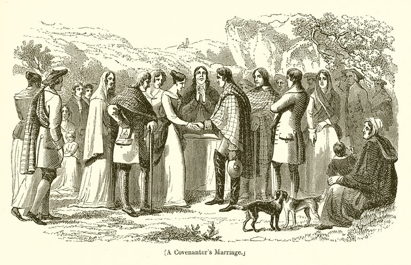 Een huwelijk van Covenanters door English School