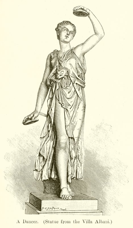 Een danseres (Standbeeld uit de Villa Albani) door English School