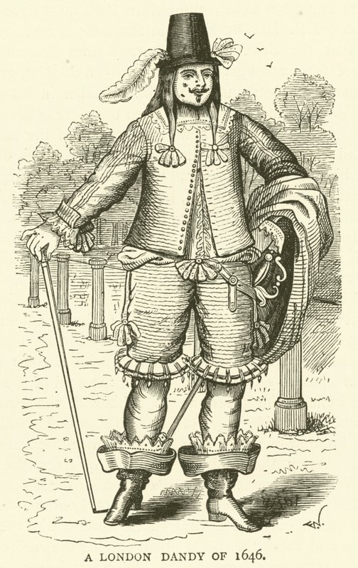 Een Londense dandy van 1646 door English School