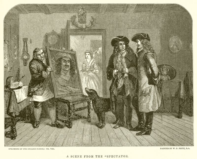 Een scène uit de Spectator door English School