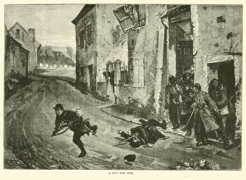 Een race voor het leven, mei 1871 door English School