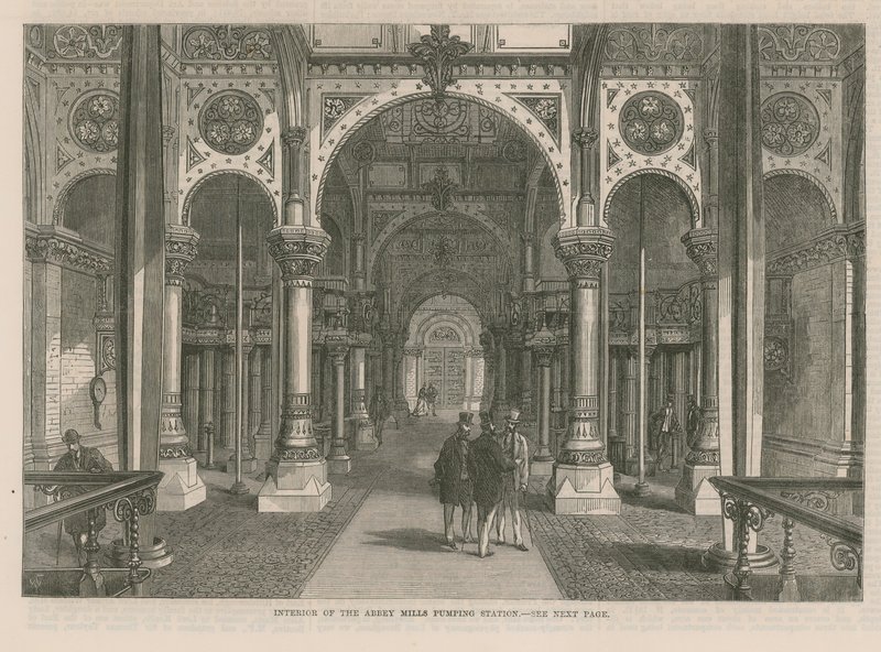 Abbey Mills Pomphuis door English School