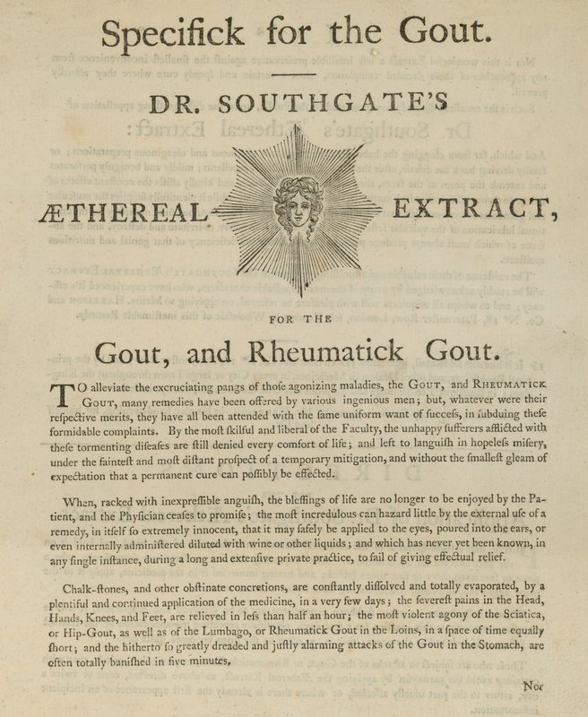 Advertentie voor Dr. Southgate