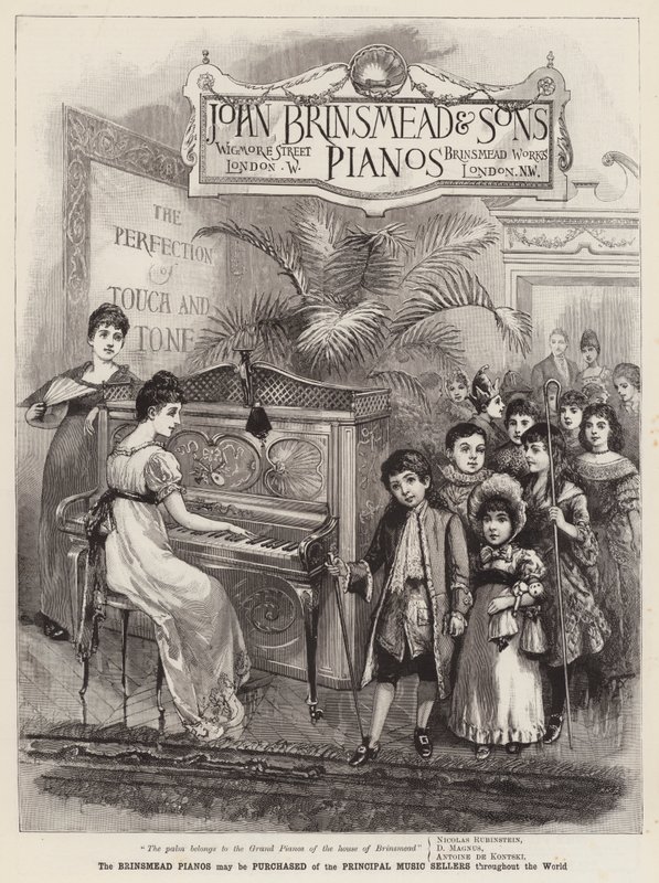 Advertentie, Brinsmead Piano