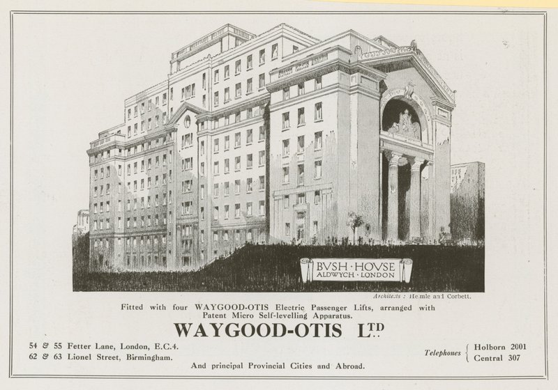 Advertentie voor Waygood-Otis Limited door English School