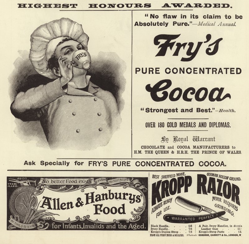 Advertentiespread uit The Graphic Christmas Number 1896 door English School