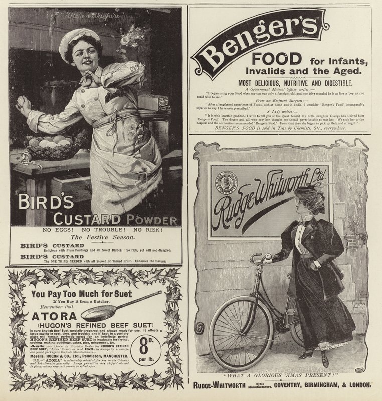 Advertentiespread uit The Graphic Christmas Number 1896 door English School