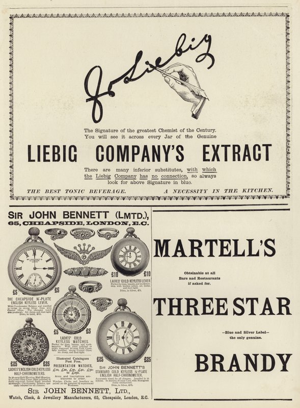 Advertentiepagina uit The Graphic Christmas Number 1897 door English School