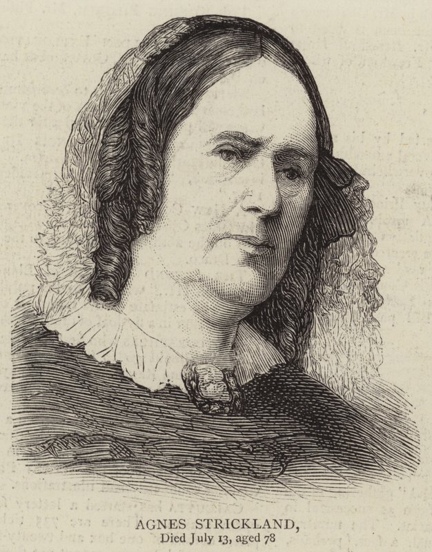 Agnes Strickland (gravure) door English School