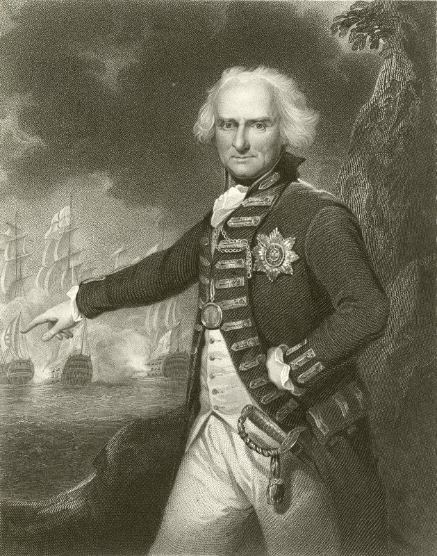 Alexander Hood, Burggraaf Bridport door English School