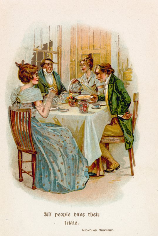 Alle mensen hebben hun beproevingen. Nicolas Nickleby door English School