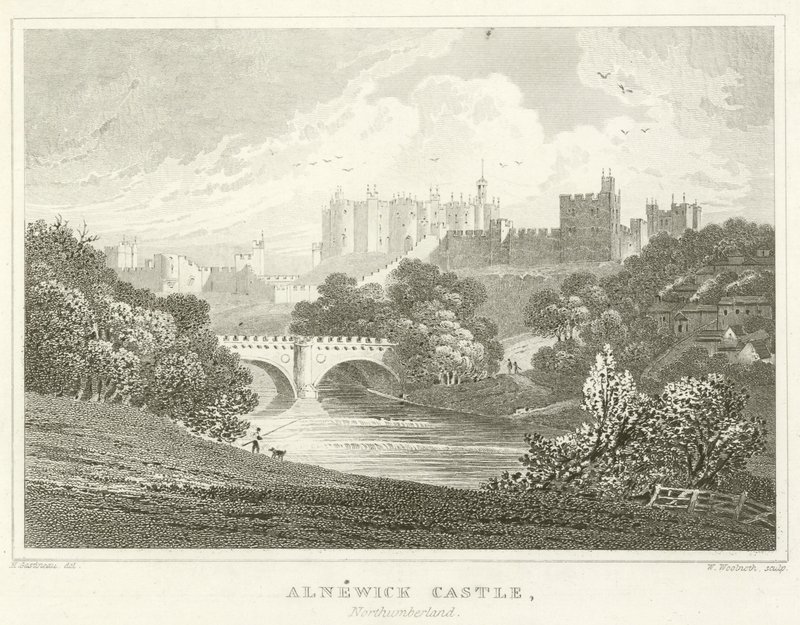 Alnewick Castle, Northumberland door English School