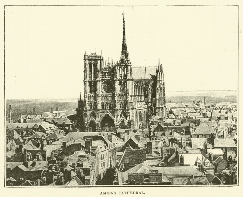 Kathedraal van Amiens door English School