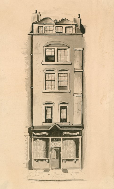 18 Strand, Westminster, Londen, geboorteplaats van Charles Matthews, komiek door English School