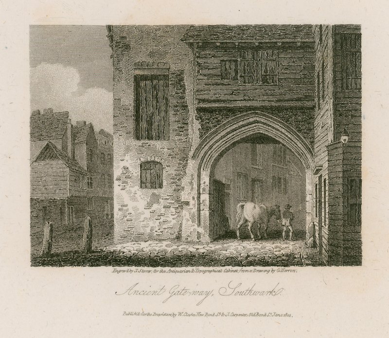 Oude poort, Southwark door English School
