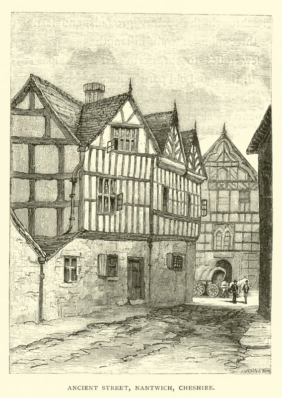 Oude Straat, Nantwich, Cheshire door English School