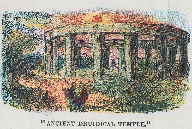 Oud druïdisch tempel door English School